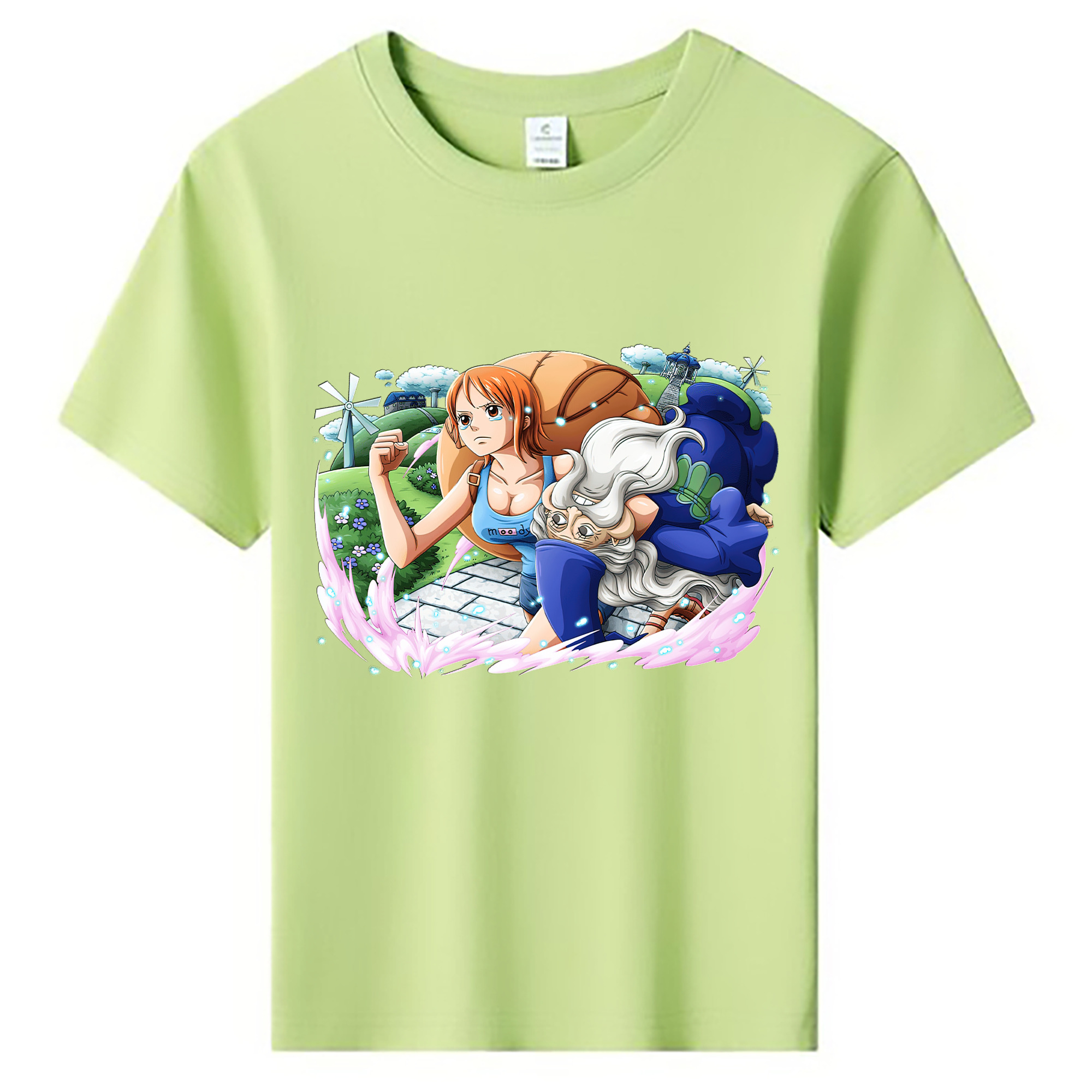 ワンピース ナミ ONE PIECE Nami 綿100％キッズTシャツ（フロントプリント）